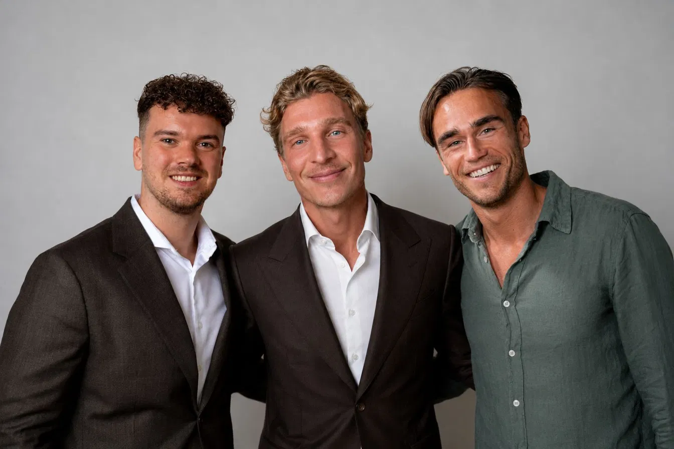 Jessy, Robert en Rob van WhatsNext